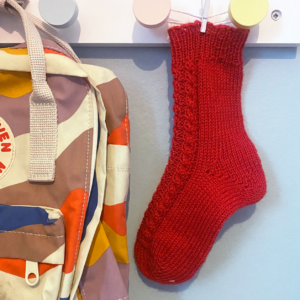 Billy - flätstickad barnsocka